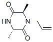 2,5-Piperazinedione,3,6-dimethyl-1-(2-propenyl)-,(2S-trans)-(9CI) CAS#: 155836-80-9