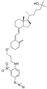 25-hydroxyvitamin D3 3'-(N-(4-azido-2-nitrophenyl)amino)propyl ether CAS#: 133191-08-9
