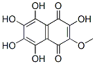 2,5,6,7,8-Pentahydroxy-3-methoxy-1,4-naphthoquinone CAS#: 476-38-0