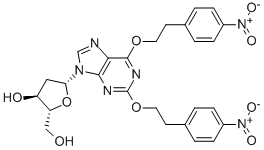 2,6-BIS-O-[2-(4-NITROPHENYL)ETHYL]-2'-DEOXYXANTHOSINE CAS#: 123107-74-4