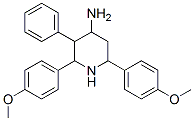 2,6-Bis(4-methoxyphenyl)-3-phenyl-4-piperidinamine CAS#: 124069-08-5
