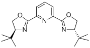 2,6-Bis[(4S)-4-tert-butyloxazolin-2-yl]pyridine CAS#: 118949-63-6