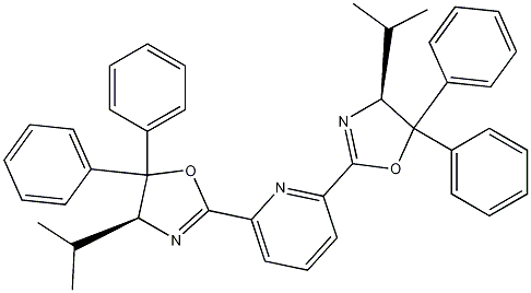 2,6-Bis[(4S)-4,5-dihydro-4-(1-methylethyl)-5,5-diphenyl-2-oxazolyl]pyridine CAS#: 162213-03-8