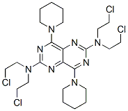 2,6-Bis(bis-(2-chloroethyl)amino)-4,8-dipiperidino-pyrimido(5,4-d)pyrimidine CAS#: 135048-70-3