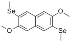2,6-DIMETHOXY-3,7-BIS(METHYLSELENO)-NAPHTHALENE CAS#: 136559-37-0
