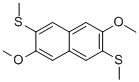 2,6-DIMETHOXY-3,7-BIS(METHYLTHIO)-NAPHTHALENE CAS#: 136559-34-7