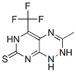 2,6-Dihydro-3-methyl-5-(trifluoromethyl)pyrimido[5,4-e]-1,2,4-triazine-7(1H)-thione CAS#: 32709-35-6