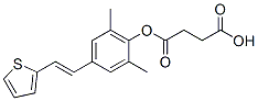2,6-Dimethyl-4-(2-(2-thienyl)ethenyl)phenyl succinate CAS#: 125722-33-0