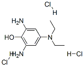 2,6-diamino-4-(diethylamino)phenol trihydrochloride CAS#: 32190-99-1