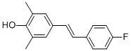 2,6-dimethyl-4-(2-(4-fluorophenyl)ethenyl)phenol CAS#: 125722-16-9