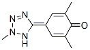2,6-dimethyl-4-(2-methyl-1H-tetrazol-5-ylidene)cyclohexa-2,5-dien-1-on e CAS#: 152665-33-3