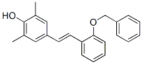 2,6-dimethyl-4-[(E)-2-(2-phenylmethoxyphenyl)ethenyl]phenol CAS#: 142115-52-4