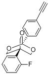 2,6,7-Trioxabicyclo(2.2.2)octane, 1-(4-ethynylphenyl)-4-(2-fluoropheny l)- CAS#: 131505-64-1