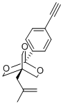 2,6,7-Trioxabicyclo(2.2.2)octane, 1-(4-ethynylphenyl)-4-(2-methyl-2-pr openyl)- CAS#: 134133-86-1