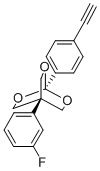 2,6,7-Trioxabicyclo(2.2.2)octane, 1-(4-ethynylphenyl)-4-(3-fluoropheny l)- CAS#: 131505-63-0