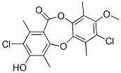 2,7-Dichloro-3-hydroxy-8-methoxy-1,4,6,9-tetramethyl-11H-dibenzo[b,e][1,4]dioxepin-11-one CAS#: 33211-22-2