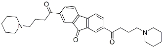2,7-bis[1-oxo-4-(1-piperidyl)butyl]-9H-fluoren-9-one CAS#: 34924-25-9