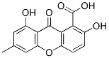2,8-Dihydroxy-6-methyl-9-oxo-9H-xanthene-1-carboxylic acid CAS#: 479-67-4