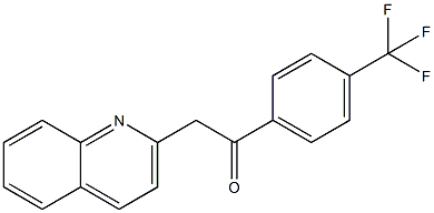 2-QUINOLIN-2-YL-1-[4-(TRIFLUOROMETHYL)PHENYL]ETHANONE CAS#: 283597-72-8