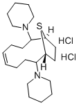 2,9-Dipiperidino-13-thiabicyclo(8.2.1)tridec-5-ene dihydrochloride CAS#: 174198-15-3