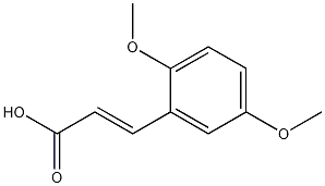 (2E)-3-(2,5-Dimethoxyphenyl)-2-propenoic acid CAS#: 38489-74-6
