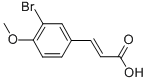 (2E)-3-(3-BROMO-4-METHOXYPHENYL)ACRYLIC ACID CAS#: 151539-49-0