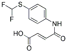 (2E)-4-((4-[(DIFLUOROMETHYL) SULFANYL] PHENYL) AMINO)-4-OXOBUT-2-ENOIC ACID CAS#: 301313-36-0