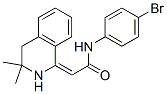 (2E)-N-(4-bromophenyl)-2-(3,3-dimethyl-2,4-dihydroisoquinolin-1-yliden e)acetamide CAS#: 170658-12-5