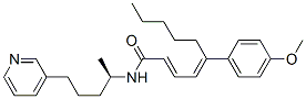 (2E,4E)-5-(4-methoxyphenyl)-N-[(2R)-5-pyridin-3-ylpentan-2-yl]deca-2,4 -dienamide CAS#: 120555-31-9