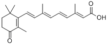 (2E,4E,6E,8E)-3,7-dimethyl-9-(2,6,6-trimethyl-3-oxo-1-cyclohexenyl)nona-2,4,6,8-tetraenoic acid CAS#: 38030-57-8
