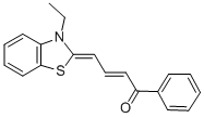 (2E,4Z)-4-(3-ETHYL-1,3-BENZOTHIAZOL-2(3H)-YLIDENE)-1-PHENYLBUT-2-EN-1-ONE CAS#: 35327-87-8