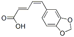 (2E,4Z)-5-(1,3-Benzodioxol-5-yl)-2,4-pentadienoic acid CAS#: 495-87-4