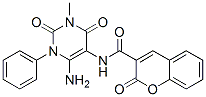 2H-1-Benzopyran-3-carboxamide,  N-(6-amino-1,2,3,4-tetrahydro-3-methyl-2,4-dioxo-1-phenyl-5-pyrimidinyl)-2-oxo- CAS#: 301206-09-7