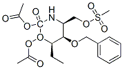 2H-1,3-Oxazin-2-one, 6-1,2-bis(acetyloxy)ethyltetrahydro-4-(methylsulfonyl)oxymethyl-5-(phenylmethoxy)-, 4S-4.alpha.,5.alpha.,6.alpha.(S*)- CAS#: 163707-64-0