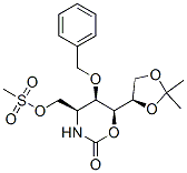 2H-1,3-Oxazin-2-one, 6-(2,2-dimethyl-1,3-dioxolan-4-yl)tetrahydro-4-(methylsulfonyl)oxymethyl-5-(phenylmethoxy)-, 4S-4.alpha.,5.alpha.,6.alpha.(S*)- CAS#: 163707-63-9