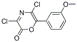 2H-1,4-Oxazin-2-one, 3,5-dichloro-6-(3-methoxyphenyl)- CAS#: 131882-06-9