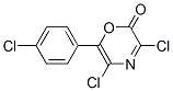 2H-1,4-Oxazin-2-one, 3,5-dichloro-6-(4-chlorophenyl)- CAS#: 125850-01-3