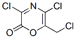 2H-1,4-Oxazin-2-one, 3,5-dichloro-6-(chloromethyl)- CAS#: 131882-08-1