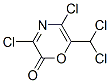2H-1,4-Oxazin-2-one,  3,5-dichloro-6-(dichloromethyl)- CAS#: 131882-09-2