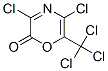 2H-1,4-Oxazin-2-one, 3,5-dichloro-6-(trichloromethyl)- CAS#: 131882-10-5