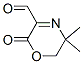 2H-1,4-Oxazine-3-carboxaldehyde, 5,6-dihydro-5,5-dimethyl-2-oxo- (9CI) CAS#: 142068-58-4