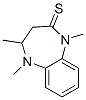 2H-1,5-Benzodiazepine-2-thione, 1,3,4,5-tetrahydro-1,4,5-trimethyl- CAS#: 123229-21-0
