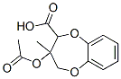 2H-1,5-Benzodioxepin-2-carboxylic acid, 3,4-dihydro-3-hydroxy-3-methyl-, acetate (8CI) CAS#: 33631-90-2