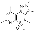 2H-2,3,4,7,9-Pentamethyl-2,4-dihydropyrazolo(4,3-c)pyrido(3,2-e)-1,2-t hiazine-5,5-dioxide CAS#: 162255-91-6