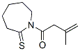 2H-Azepine-2-thione, hexahydro-1-(3-methyl-1-oxo-3-butenyl)- (9CI) CAS#: 125880-11-7