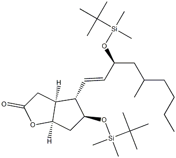 2H-Cyclopenta[b]furan-2-one, 5-[[(1,1-diMethylethyl)diMethylsilyl]oxy]-4-[3-[[(1,1-diMethylethyl)diMethyl silyl]oxy]-5-Methyl-1-nonenyl]hexahydro-, [3aa,4a(1E,3S*,5S*),5b,6aa]- CAS#: 149585-88-6