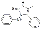 2H-Imidazole-2-thione, 1,3-dihydro-4-methyl-5-phenyl-1-(phenylamino)- CAS#: 150093-92-8