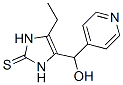 2H-Imidazole-2-thione, 4-ethyl-1,3-dihydro-5-(hydroxy-4-pyridinylmethyl)- CAS#: 119193-64-5