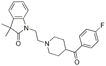 2H-Indol-2-one, 1-[2-[4-(4-fluorobenzoyl)-1-piperidinyl]ethyl]-1,3-dihydro-3,3-diMethyl- CAS#: 379215-96-0