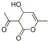 2H-Pyran-2-one, 3-acetyl-3,4-dihydro-4-hydroxy-6-methyl- (9CI) CAS#: 341009-70-9